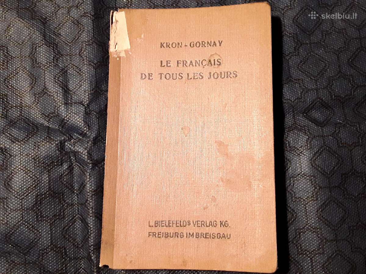 Knyga . Le francais de tous les jours 1931 m.
