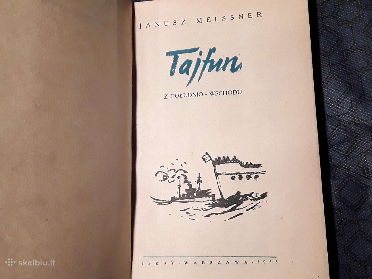 Knyga .j.meissner . Taifun Z Poludnio Wschodu . - nuotraukos Nr. 2