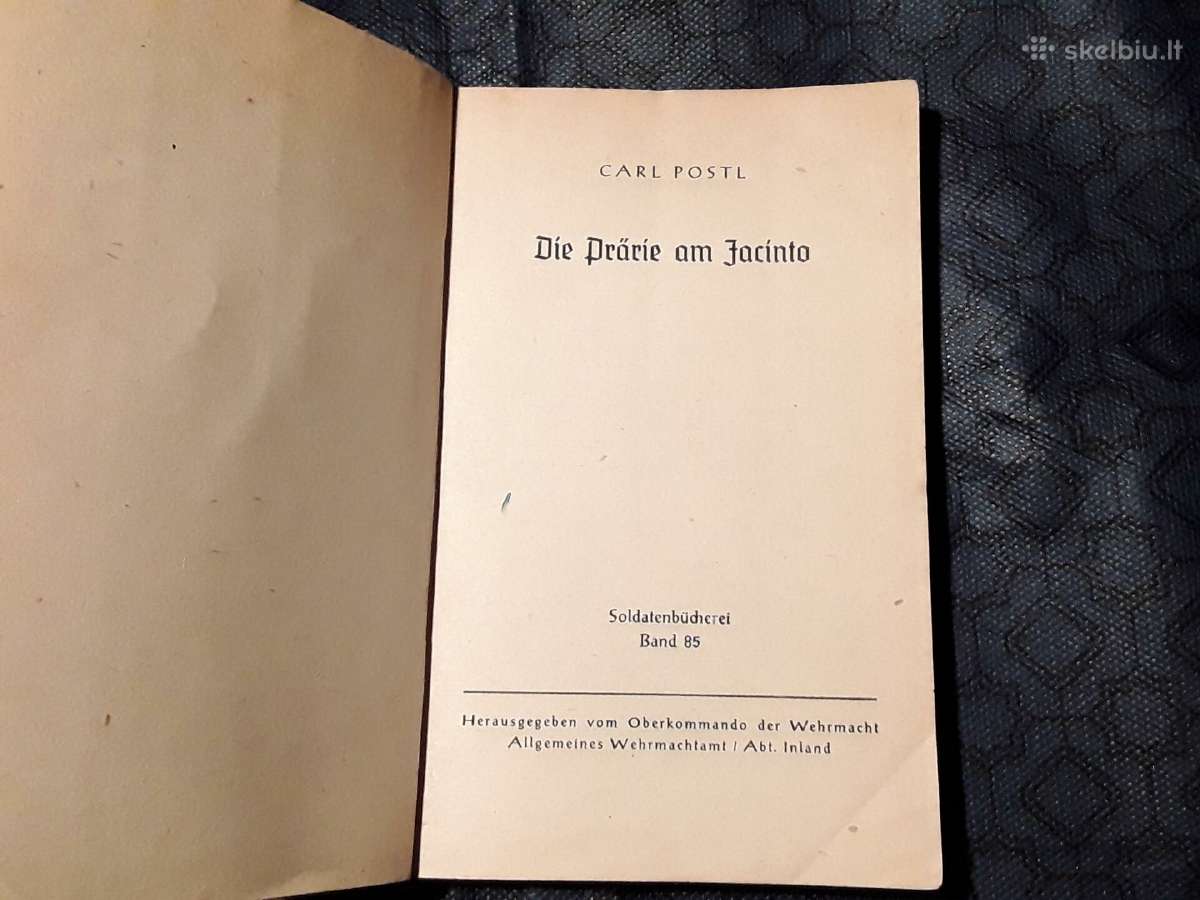 Knyga C. Postl .Die Prarie Am Jacinto . - nuotraukos Nr. 2