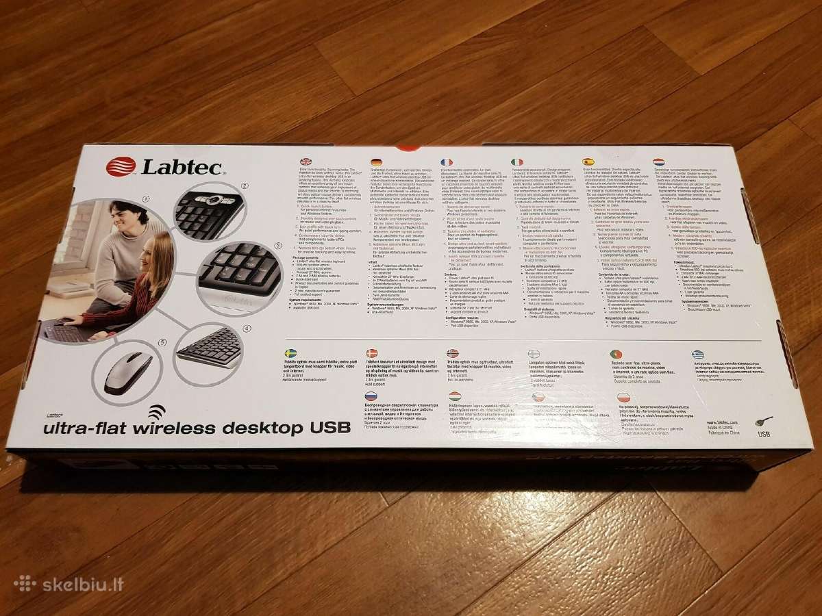 Nauja belaide klaviatura ir pele + usb klaviaturos - nuotraukos Nr. 3