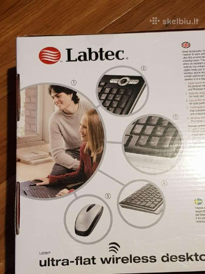 Nauja belaide klaviatura ir pele + usb klaviaturos - nuotraukos Nr. 5