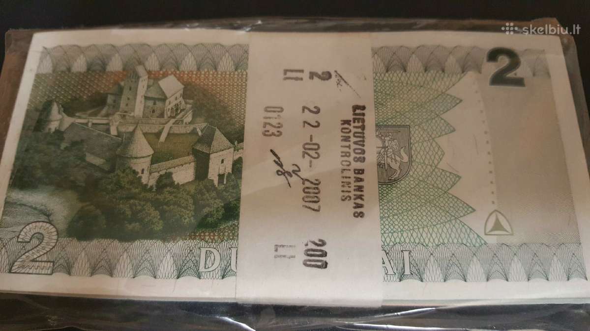 Litų banknotai (nauji) - nuotraukos Nr. 5