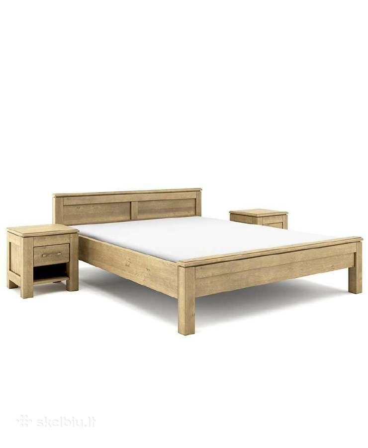 Medžio masyvas lova Vintžas tvirta medine140x200