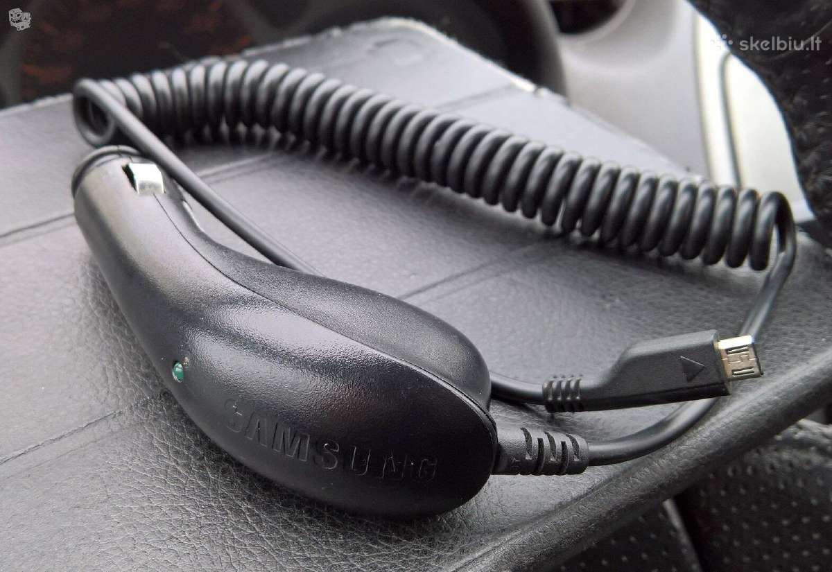 Samsung micro Usb auto orginalus pakrovejas