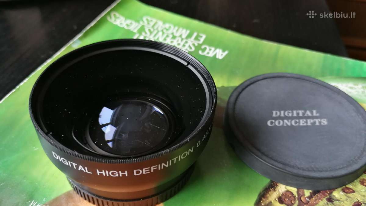 Digital high definition 0.45x super wide angle l