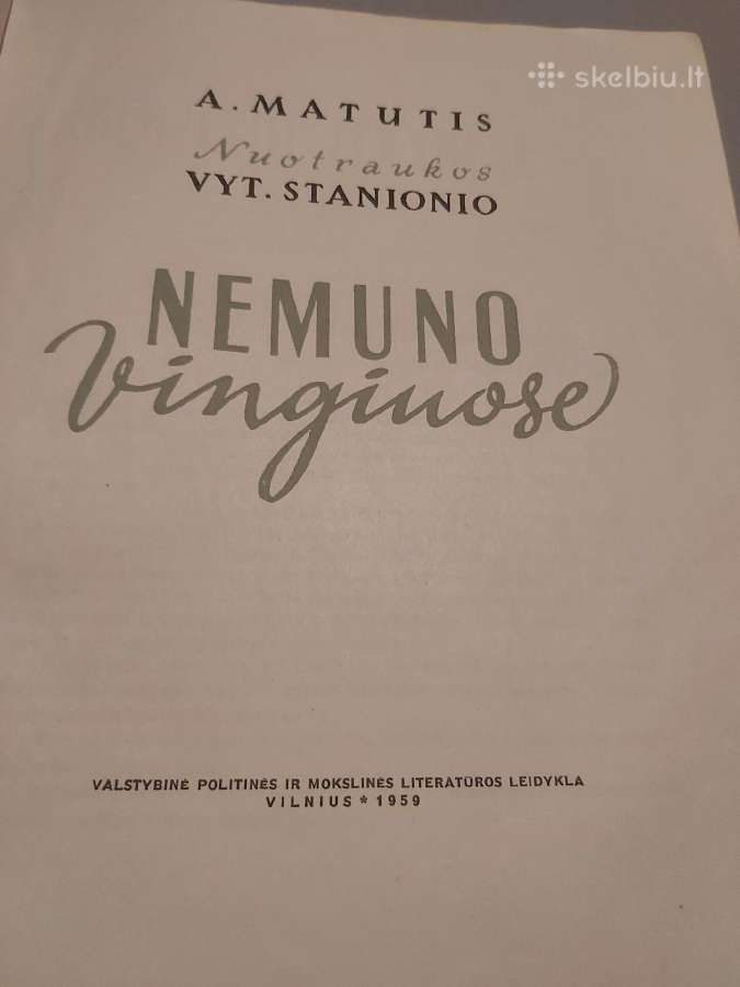 Senas albumas,nemuno Vingiuose"1959m - nuotraukos Nr. 2