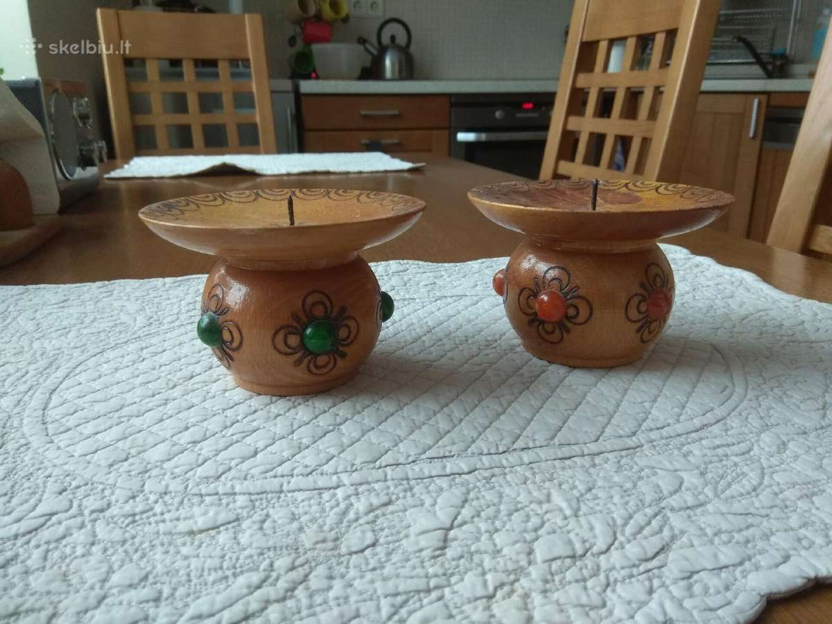 Vintažines zvakides - nuotraukos Nr. 3