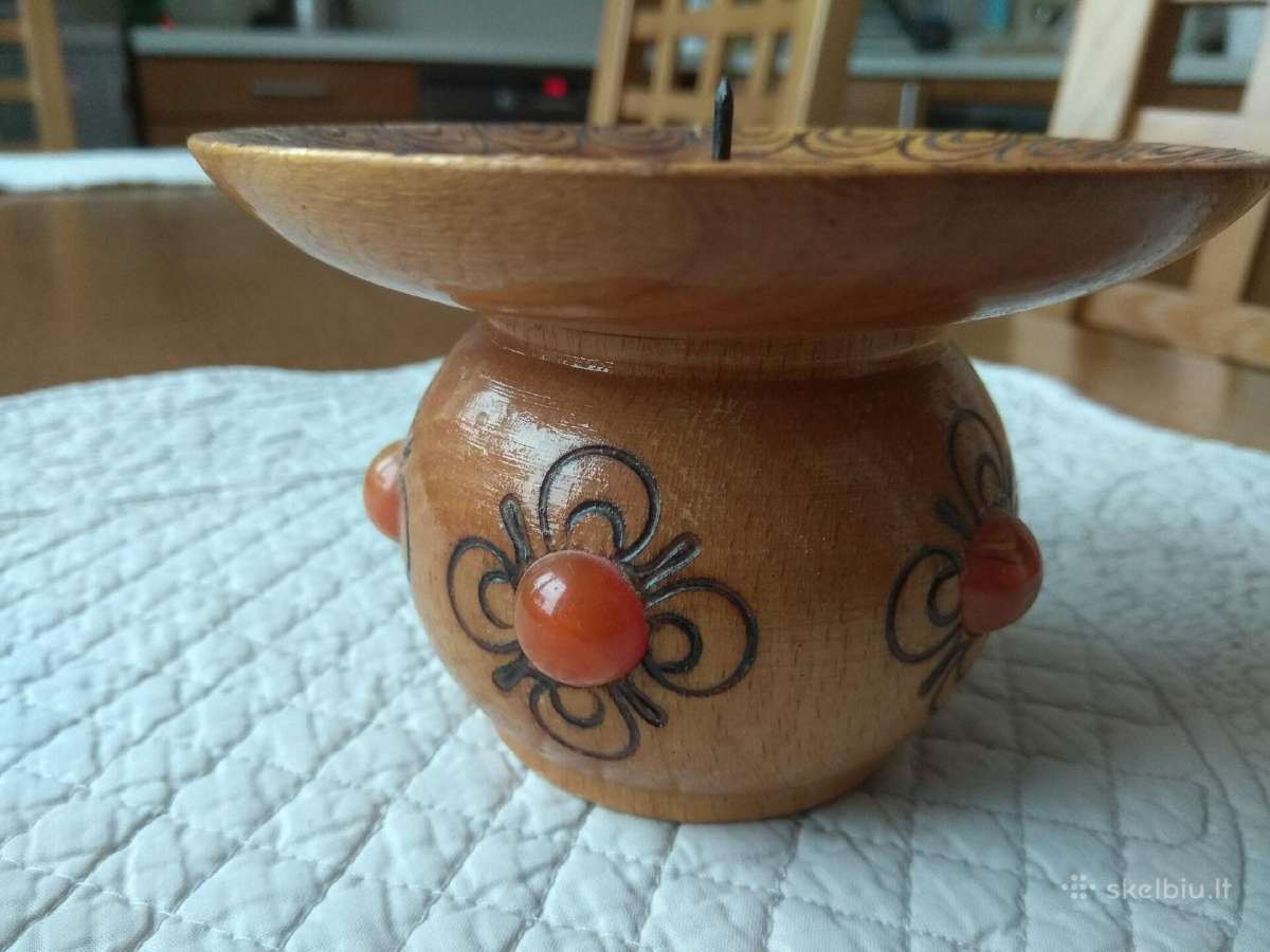 Vintažines zvakides - nuotraukos Nr. 4