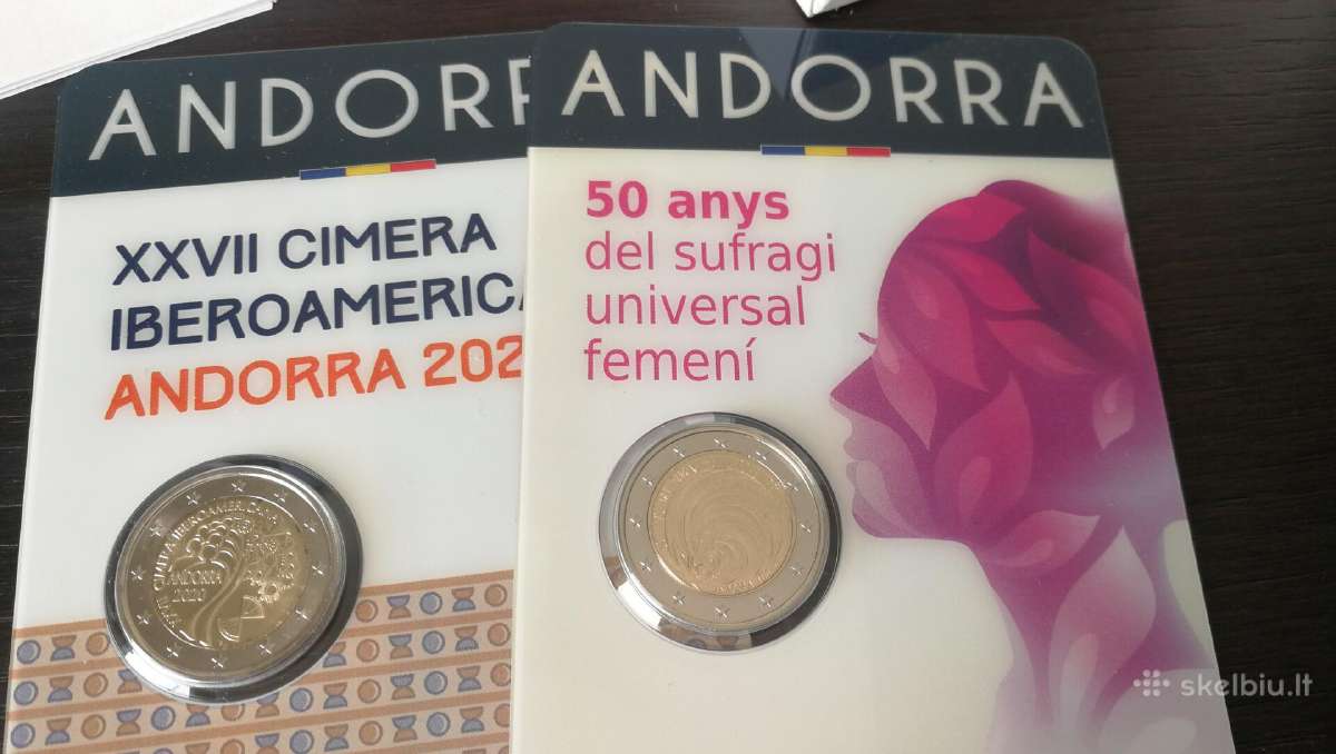 Andora 2020 korteles rinkinys ir proof