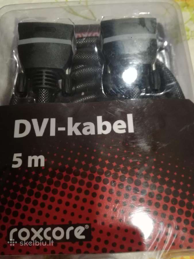 Naujas Roxcore Dvi kabelis 5metrų
