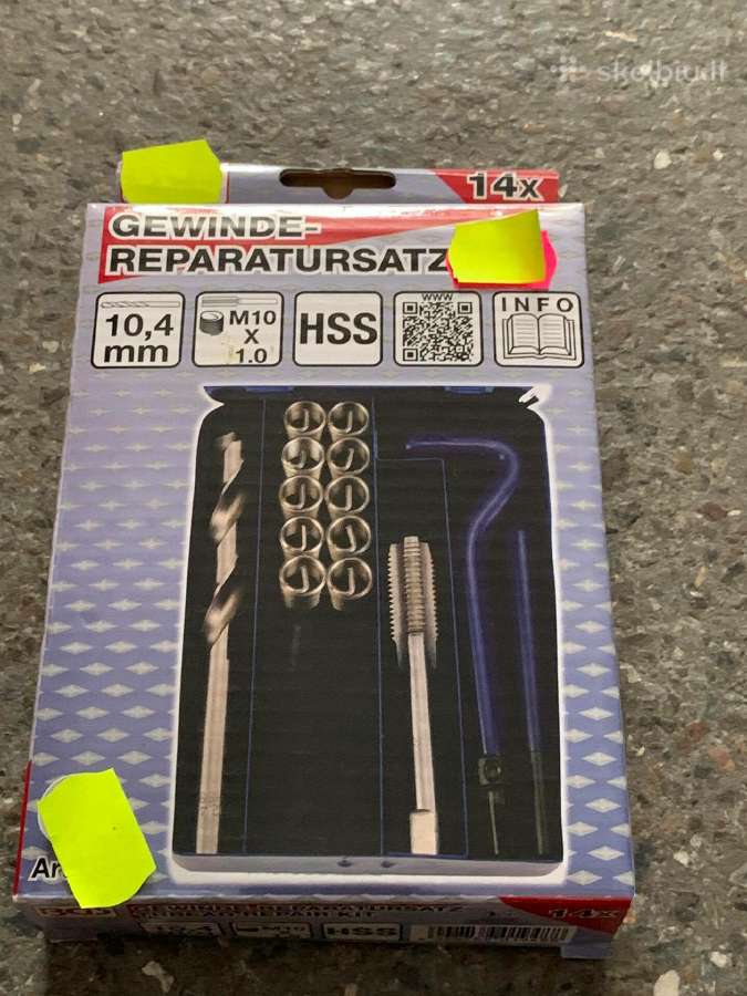 Sriegio remonto įvorė Sriegio atnaujinimo rinkinys - nuotraukos Nr. 12