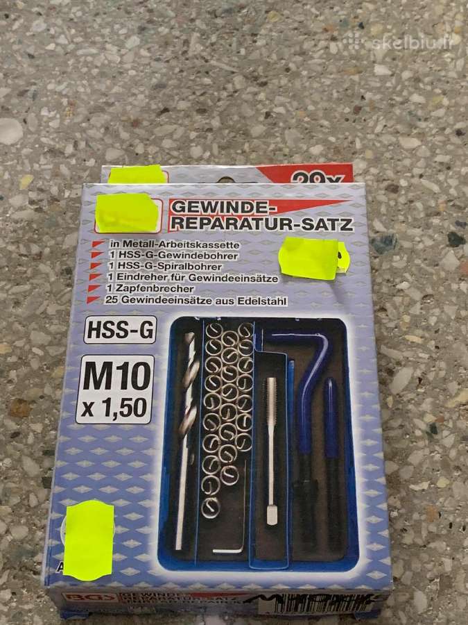 Sriegio remonto įvorė Sriegio atnaujinimo rinkinys - nuotraukos Nr. 14