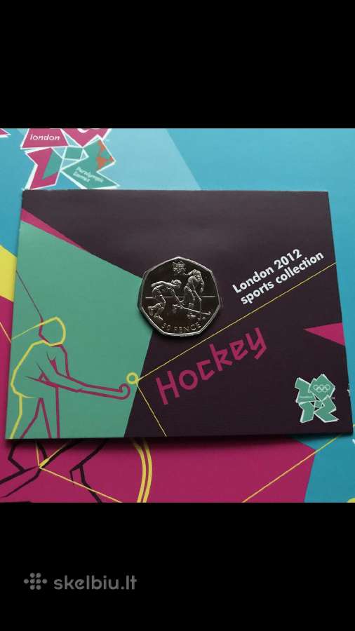 Moneta UK 2012m 50 pensu hockey