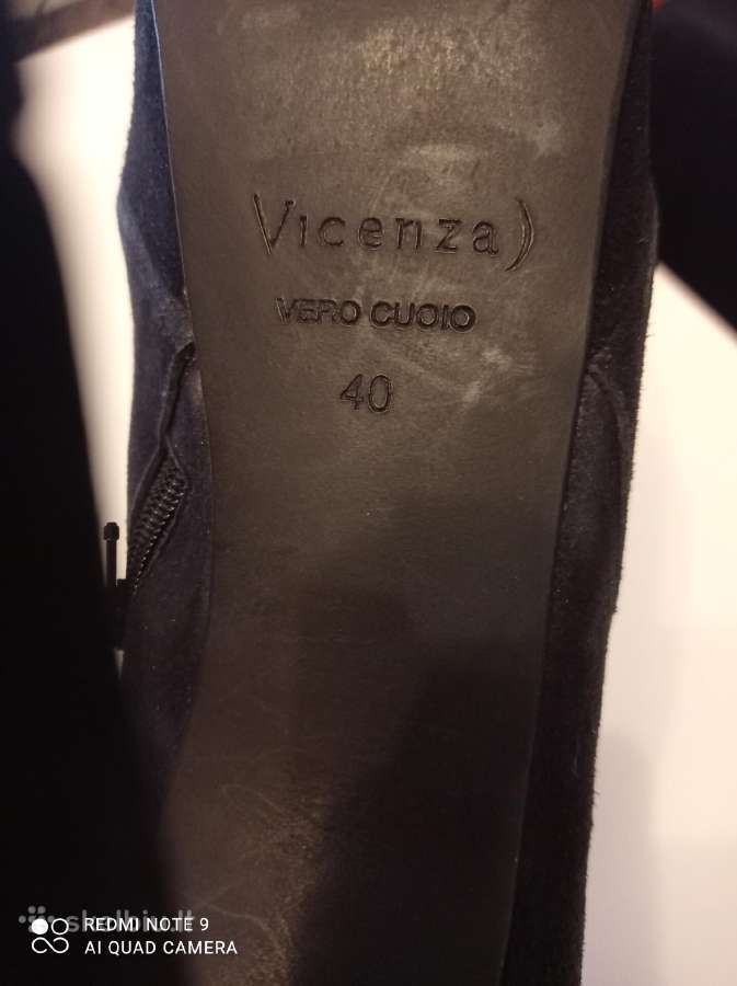 Juodi vintažiniai bateliai Vero Cuoio Vicenza - nuotraukos Nr. 6