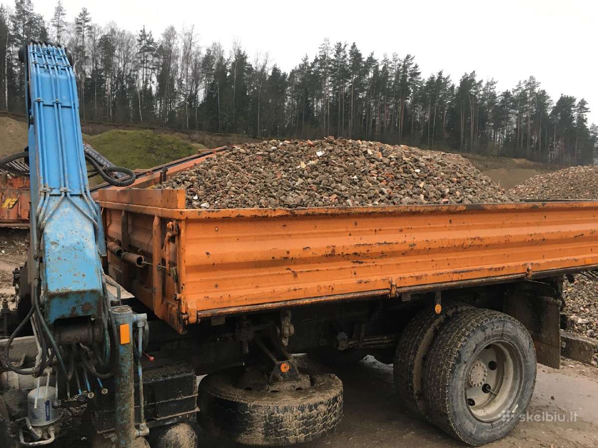 Smėlis skalda kompostas juodžiemis žvyras betonas - nuotraukos Nr. 2
