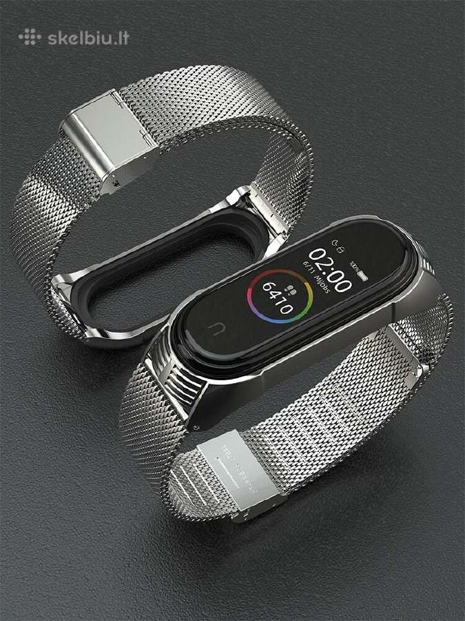 Naujas Metalinis Minband 5, 4, 3 versijos apyrankė