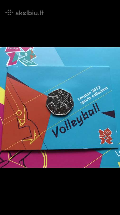 Moneta UK 2012m 50 pensu volleyball
