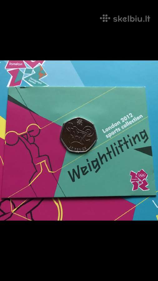 Moneta UK 2012m 50 pensu weightlifting