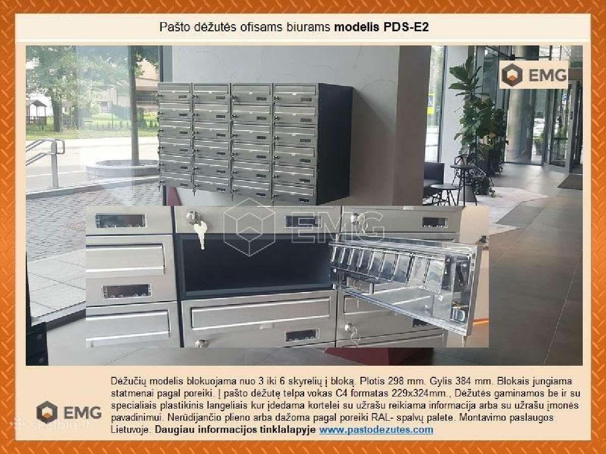 Sublokuotos pašto dėžutės - nuotraukos Nr. 3