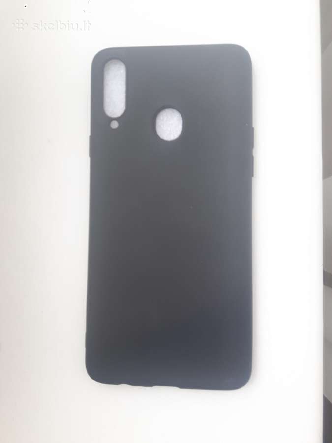 Samsung A20s dėkliukas juodas silikoninis 1vnt. - nuotraukos Nr. 2