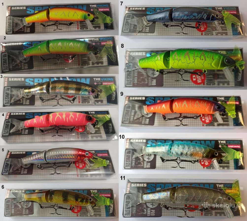 Zipbaits, Megabass, Jackall, Imakatsu Duo analogai - nuotraukos Nr. 7