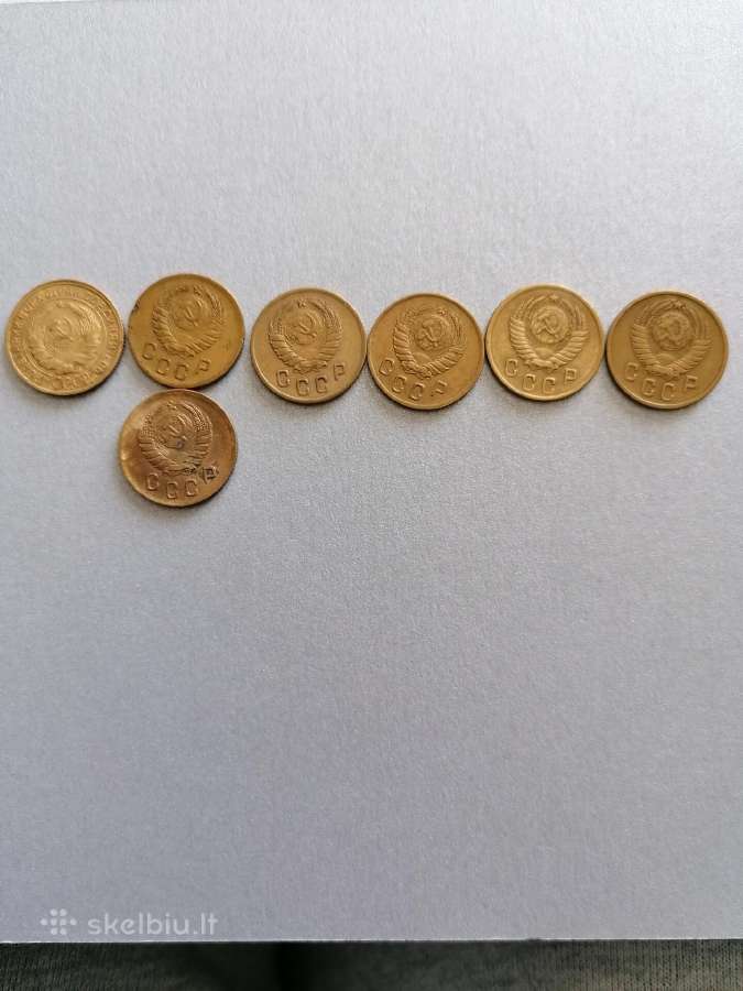 Tarybinės monetos iki (1957,1,2,3,5,kop) - nuotraukos Nr. 4