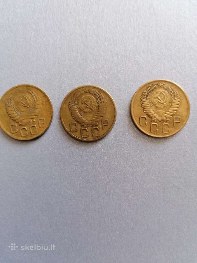 Tarybinės monetos iki (1957,1,2,3,5,kop) - nuotraukos Nr. 6