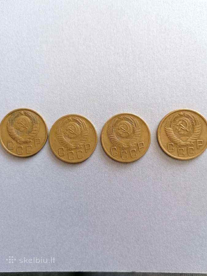Tarybinės monetos iki (1957,1,2,3,5,kop) - nuotraukos Nr. 8