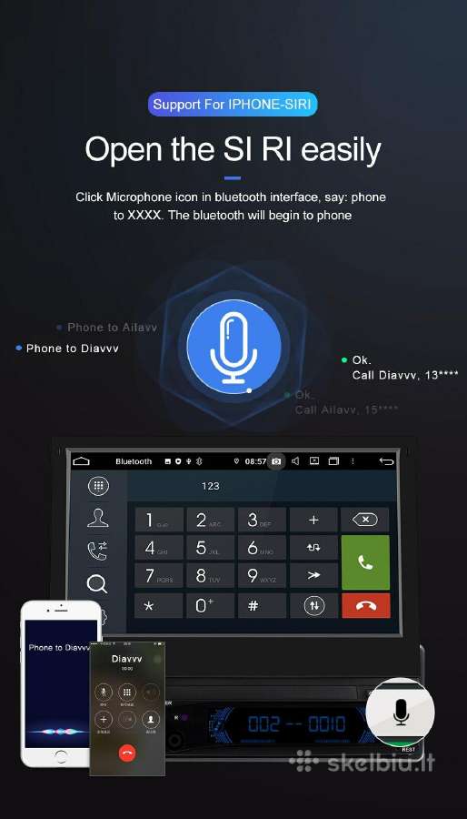 Parduodu universalią 1 din android automagnetola - nuotraukos Nr. 14