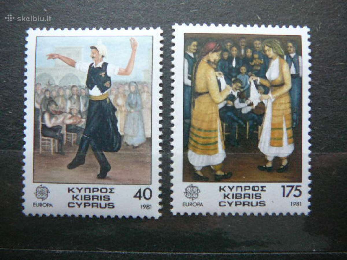 Europa Cept Kipras 1981 Folkloras Mnh kp547