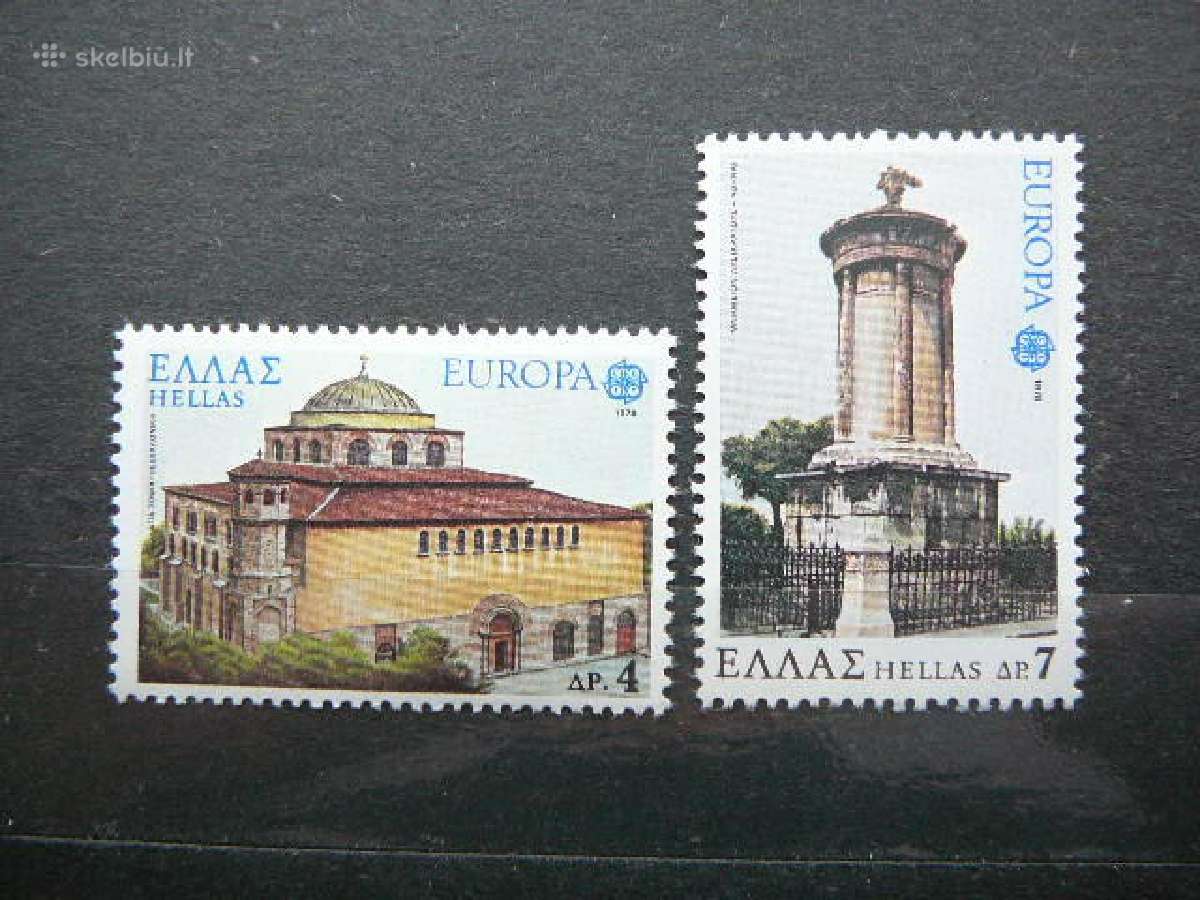 Europa Cept Graikija 1978 Architektura Mnh gr1314