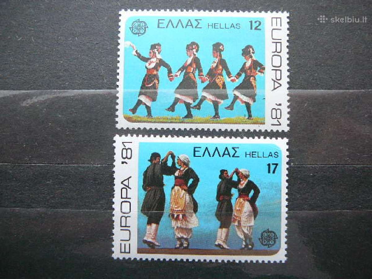 Europa Cept Graikija 1981 Folkloras Mnh gr1445