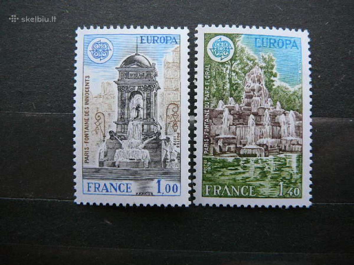 Europa Cept Prancuzija 1978 Architektur Mnh pz2098