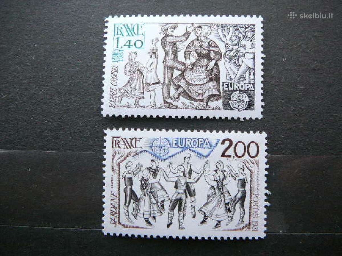 Europa Cept Prancuzija 1981 Folkloras Mnh pz2259
