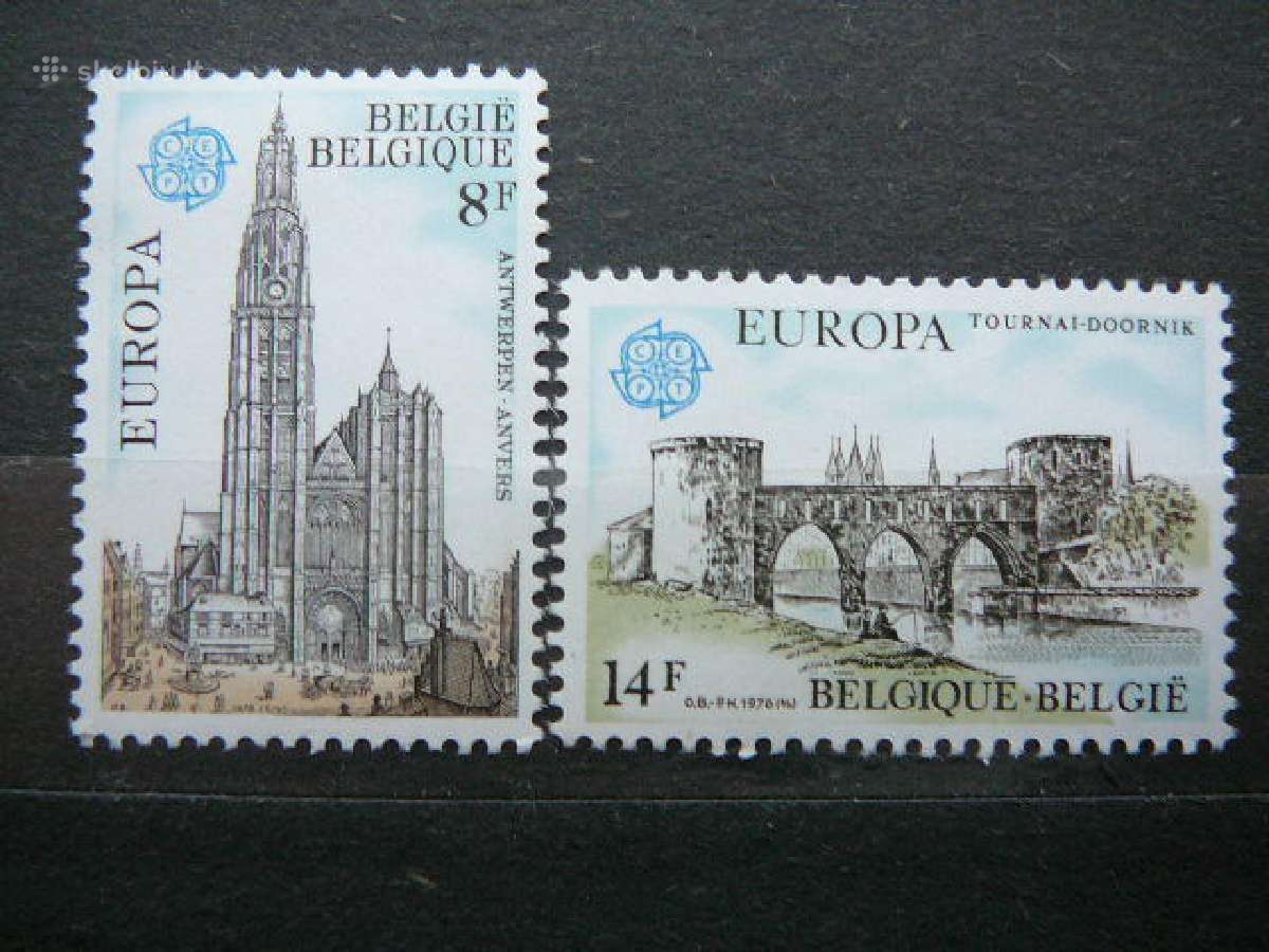Europa Cept Belgija 1978 Architektura Mnh lg1943