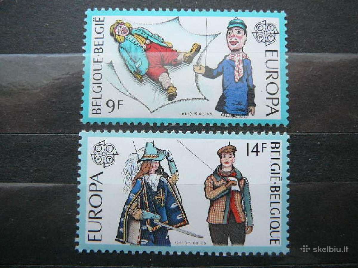 Europa Cept Belgija 1981 Folkloras Mnh lg2058