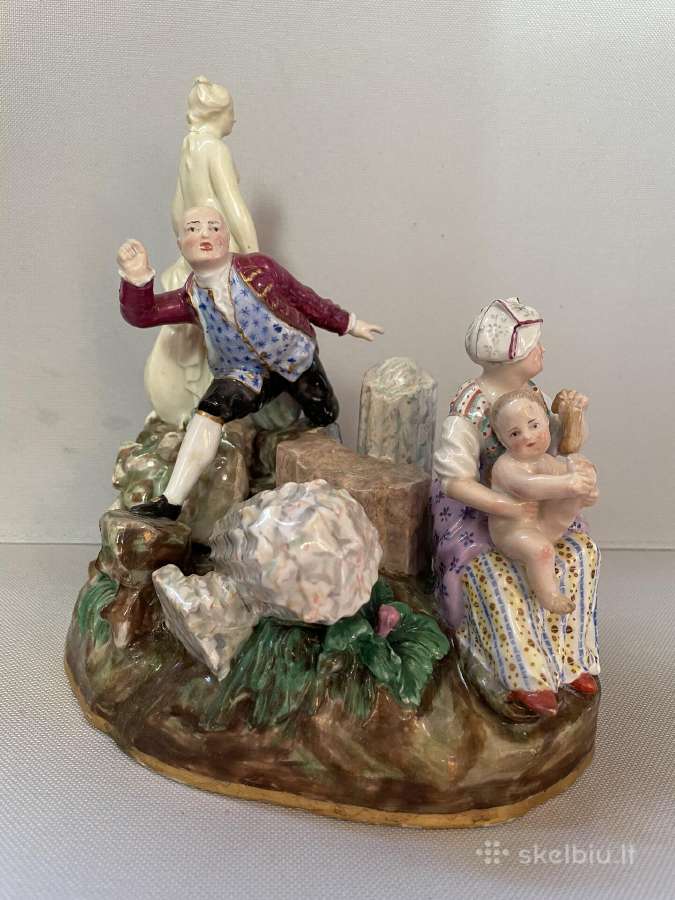 Meissen porcelianinė kompozicija