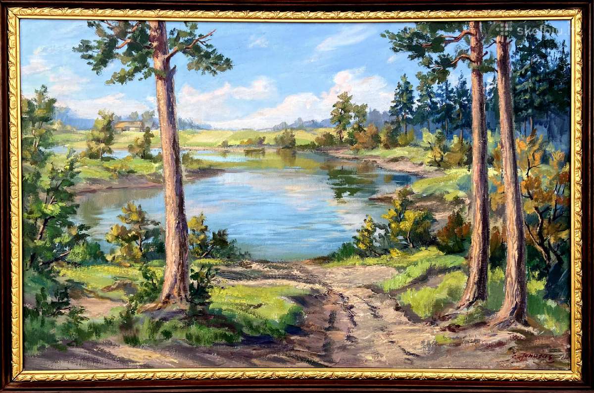 Paveikslas, Lietuva Janušas Česlovas drobė/aliejus - nuotraukos Nr. 4