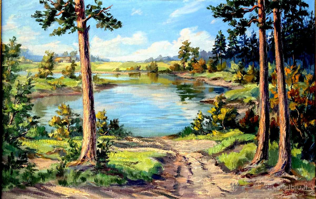 Paveikslas, Lietuva Janušas Česlovas drobė/aliejus - nuotraukos Nr. 11