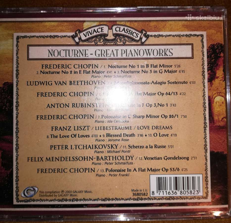 CD klasikinė muzika - nuotraukos Nr. 2