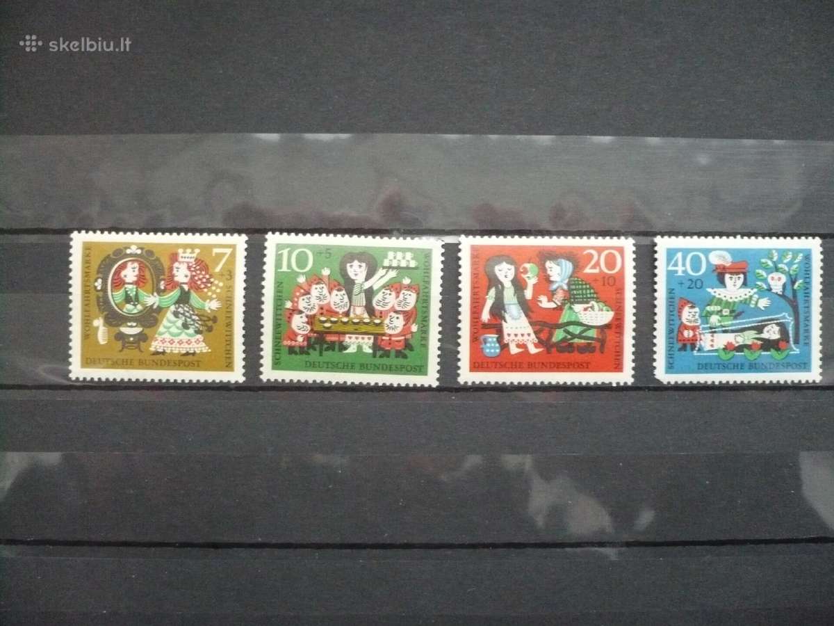 1962 m. Labdaros pašto ženklai - Snieguolė