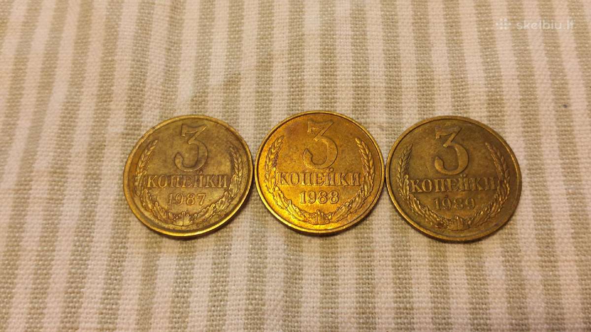 3 kop.1987-1989 m.