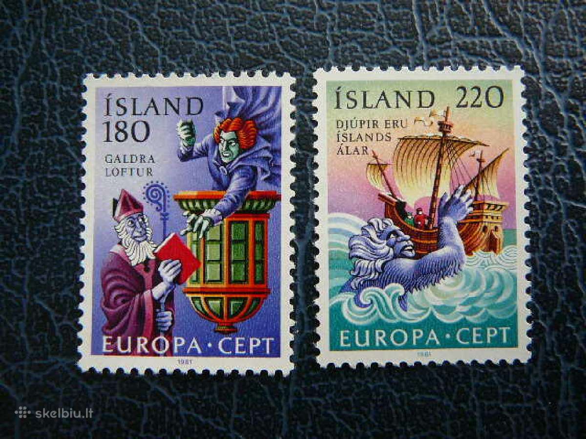 Europa Cept Islandija 1981 Folkloras Mnh is565
