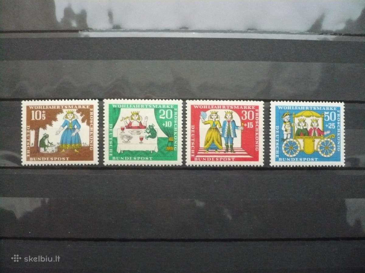 1966 m. Labdaros pašto ženklai - pasakos