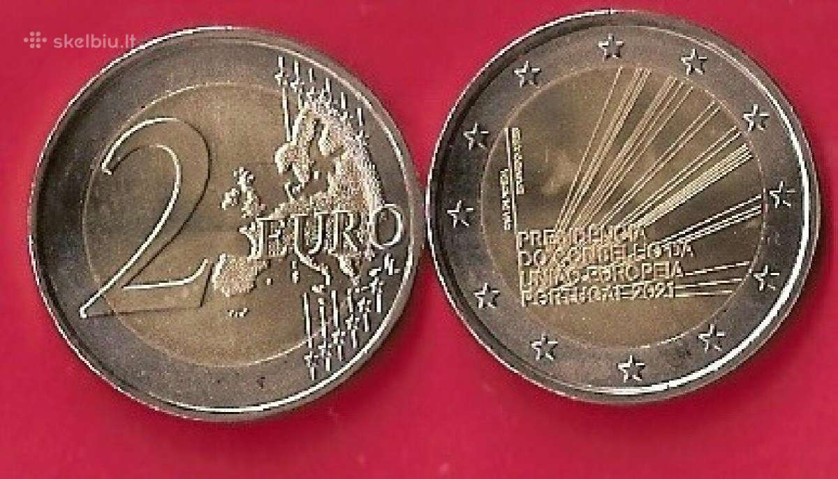 Portugalija 2021m. 2 € “Pirmininkavimas Es“ Unc