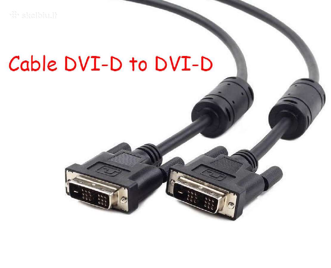 Dvi kabeliai, laidai