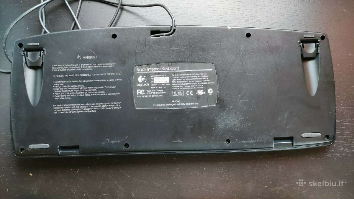 Klaviatūra logitech Yst39 - nuotraukos Nr. 3