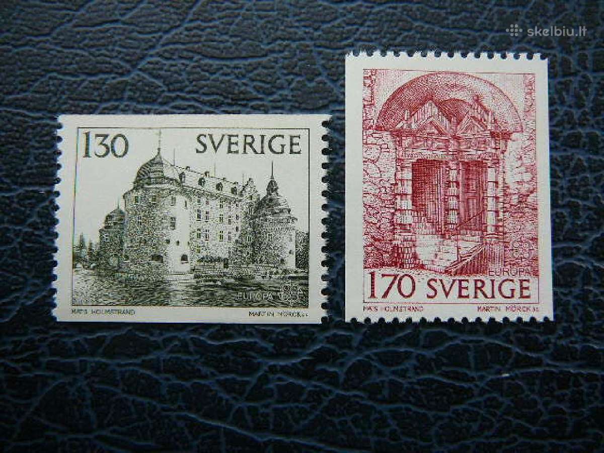 Europa Cept Svedija 1978 Architektura Mnh svd1014