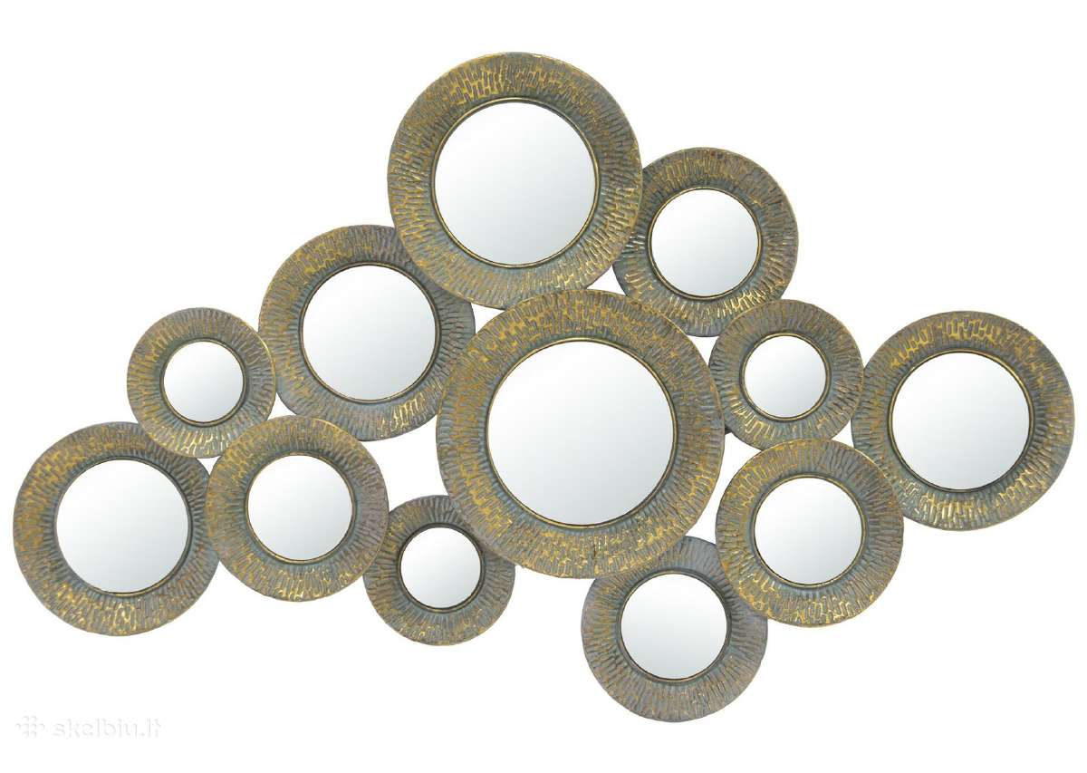 Nauji veidrodžiai metaliniais rėmais - nuotraukos Nr. 9