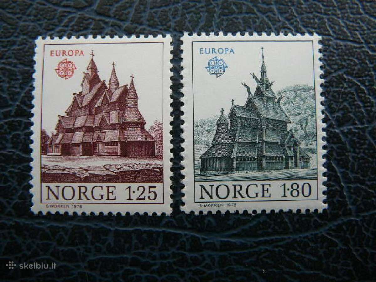 Europa Cept Norvegija 1978 Architektura Mnh nvg769